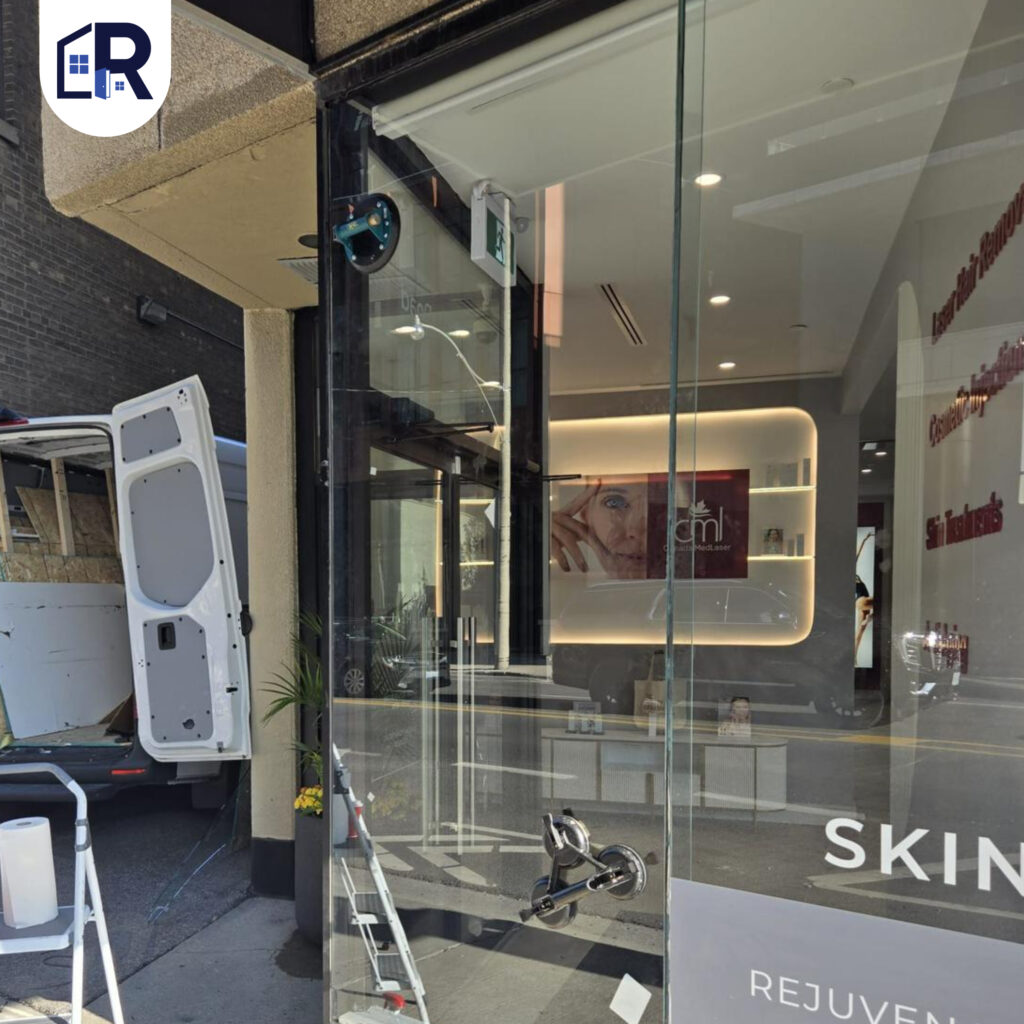 Doors glass replacement